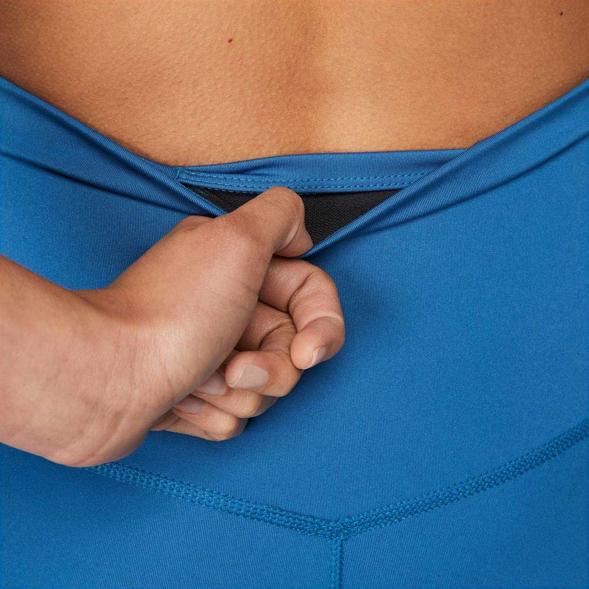 Nike Womens One Dri Fit HR Tight Blue