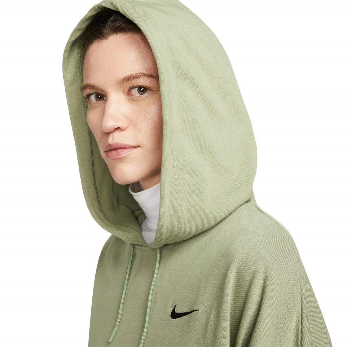 Nike Wmns NSW JRSY OS PO Hoody Green