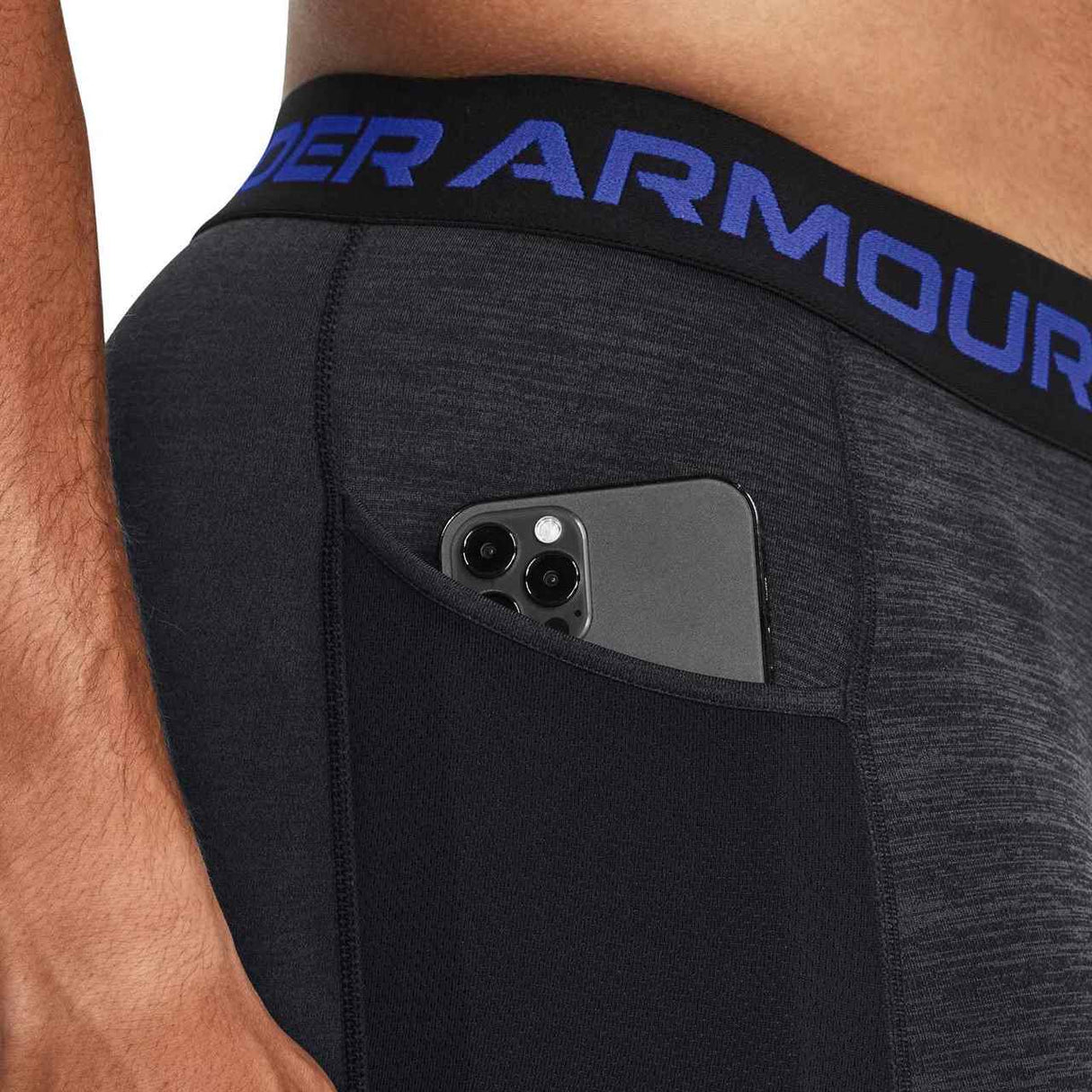 UA Mens CG Armour Twist Lgs Grey