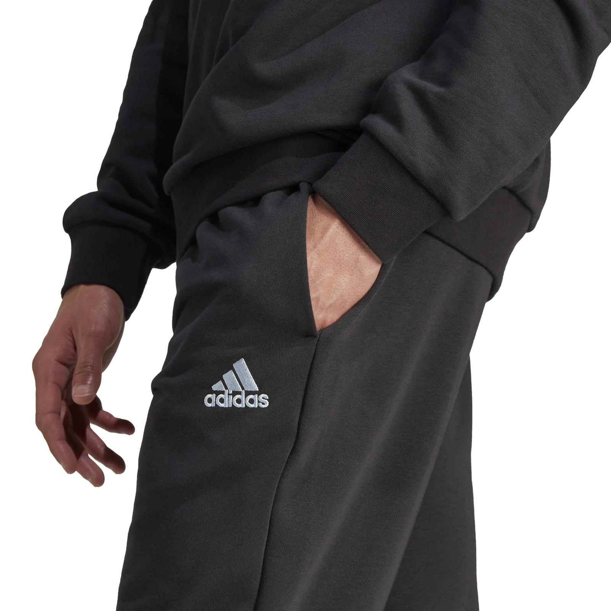 adidas Mens BL FT HD Tsuit Black