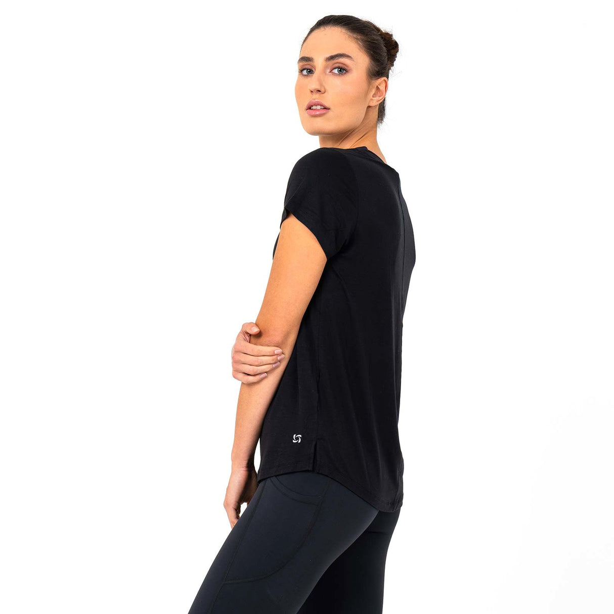 Bodylogic JS Trust Scoop Neck SS Tee Bl