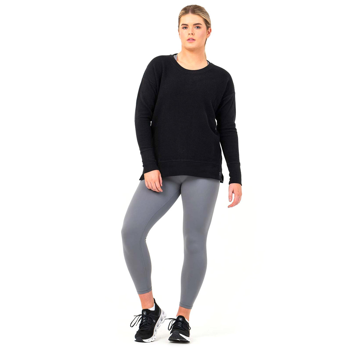 Bodylogic JS Wave Waffle Sweatshirt Blk