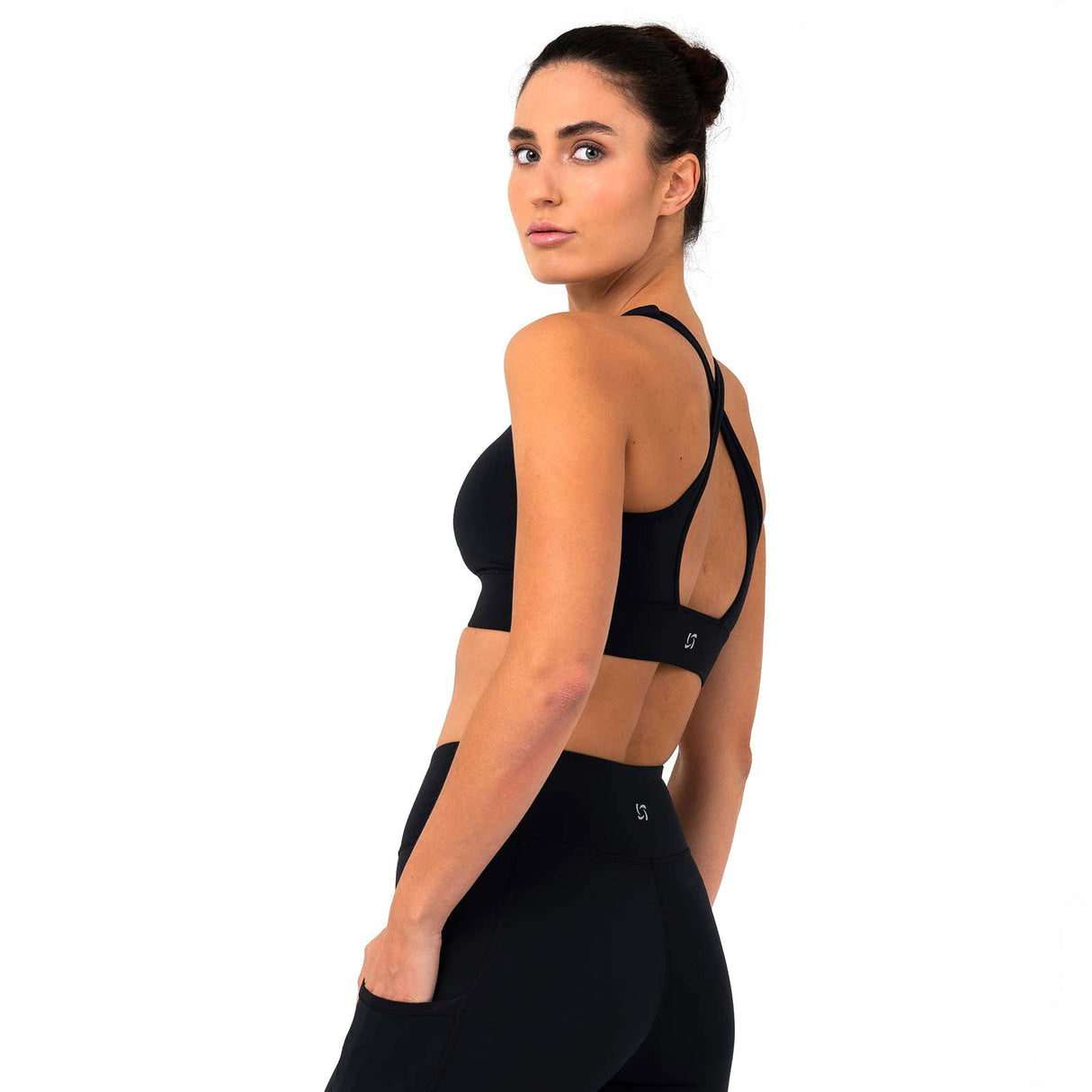 Bodylogic JS Soul Cross Back Bra Black