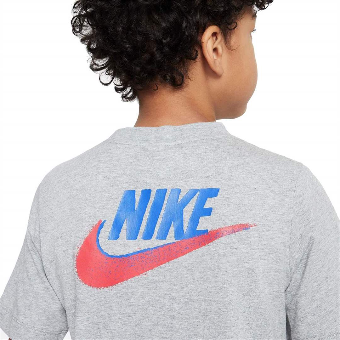 Nike Boys NSW SI Graphic Tee Grey