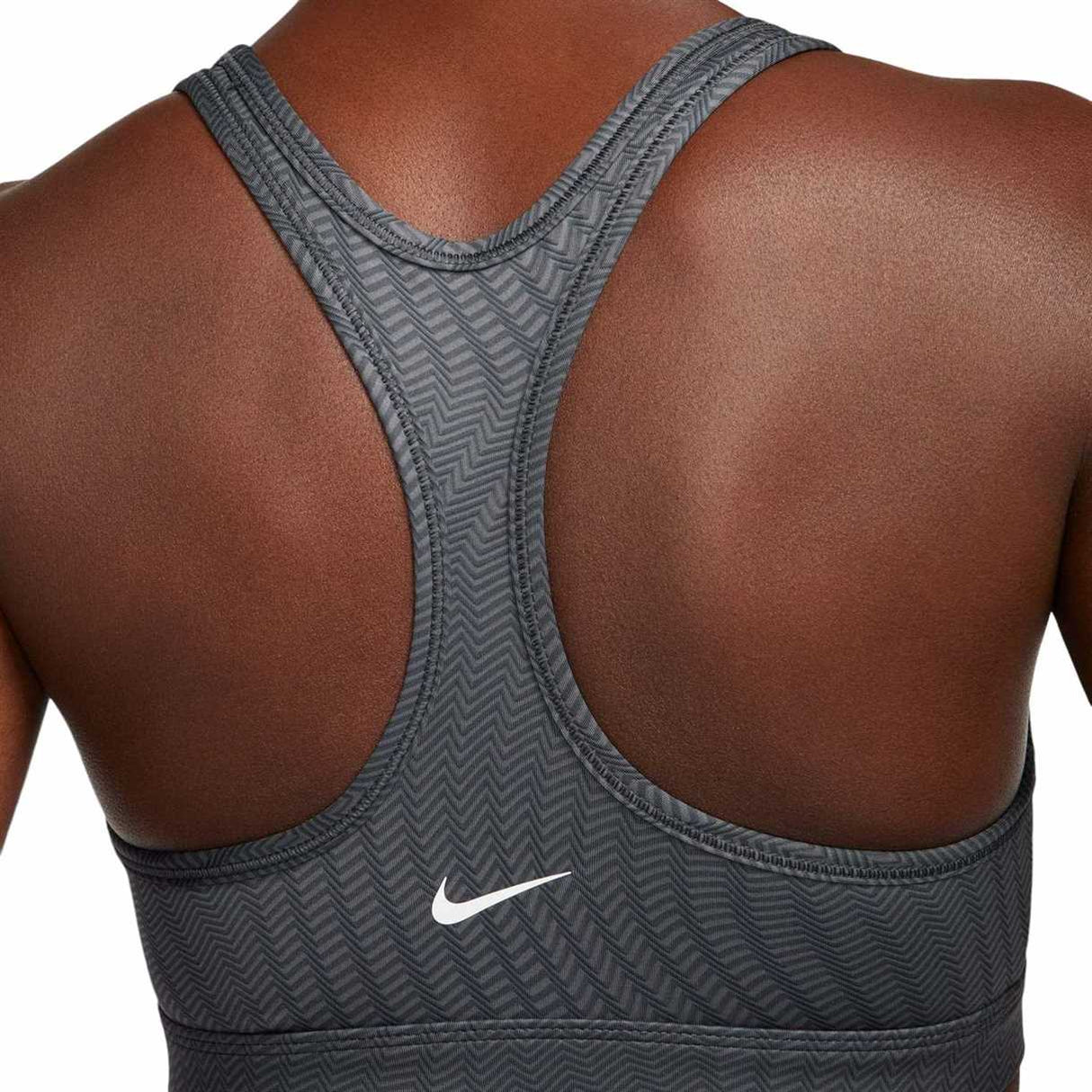 Nike Wmns NP Swoosh LGT SPT AOP Bra Grey