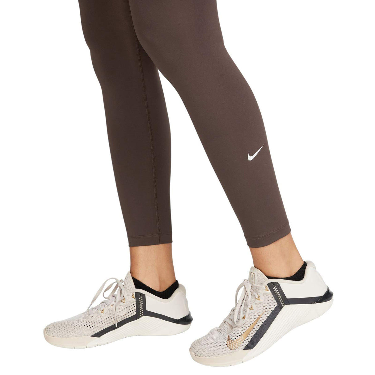 Nike Wmns One DF HR Tight Brown