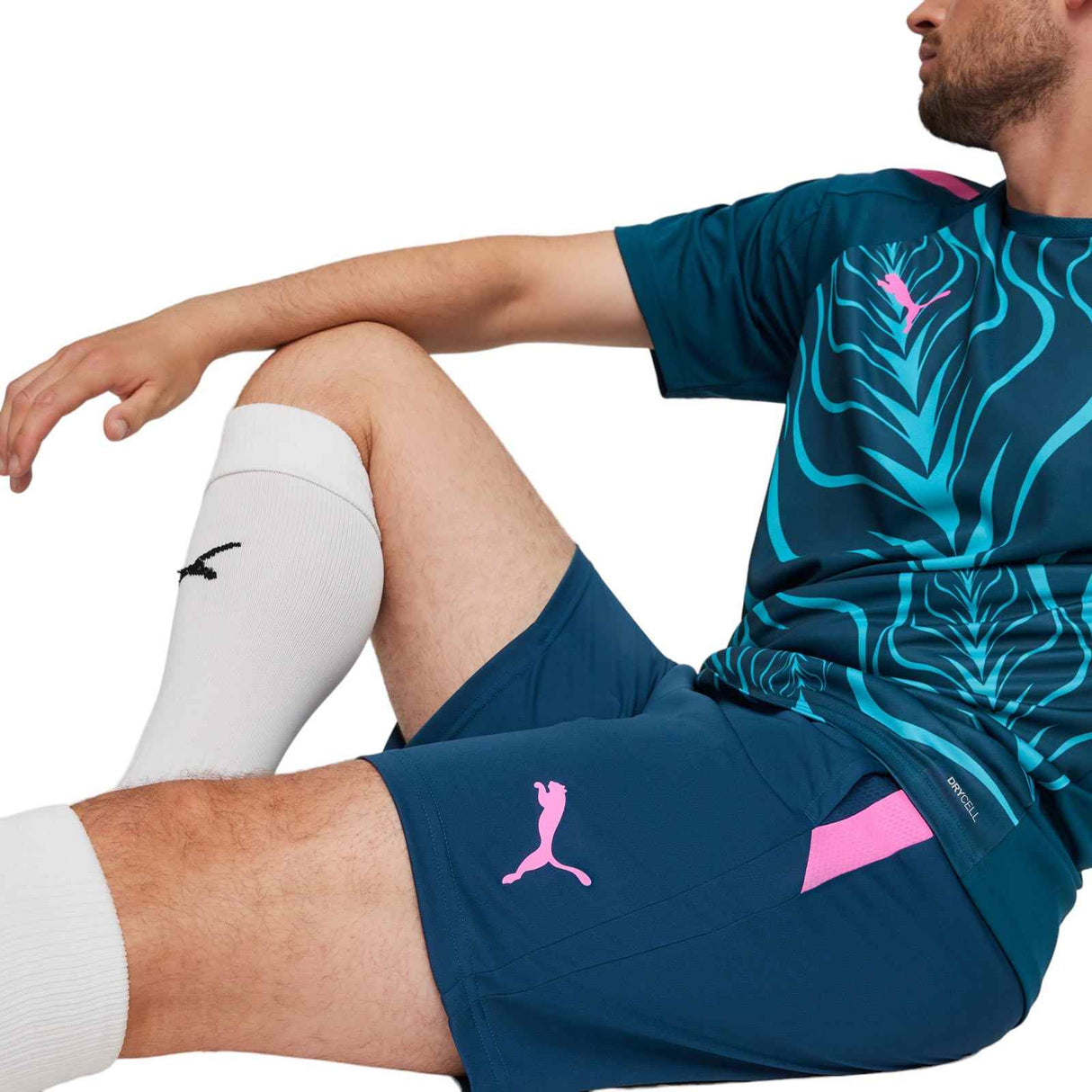 Puma Mens teamLIGA Training Short 2 Blue