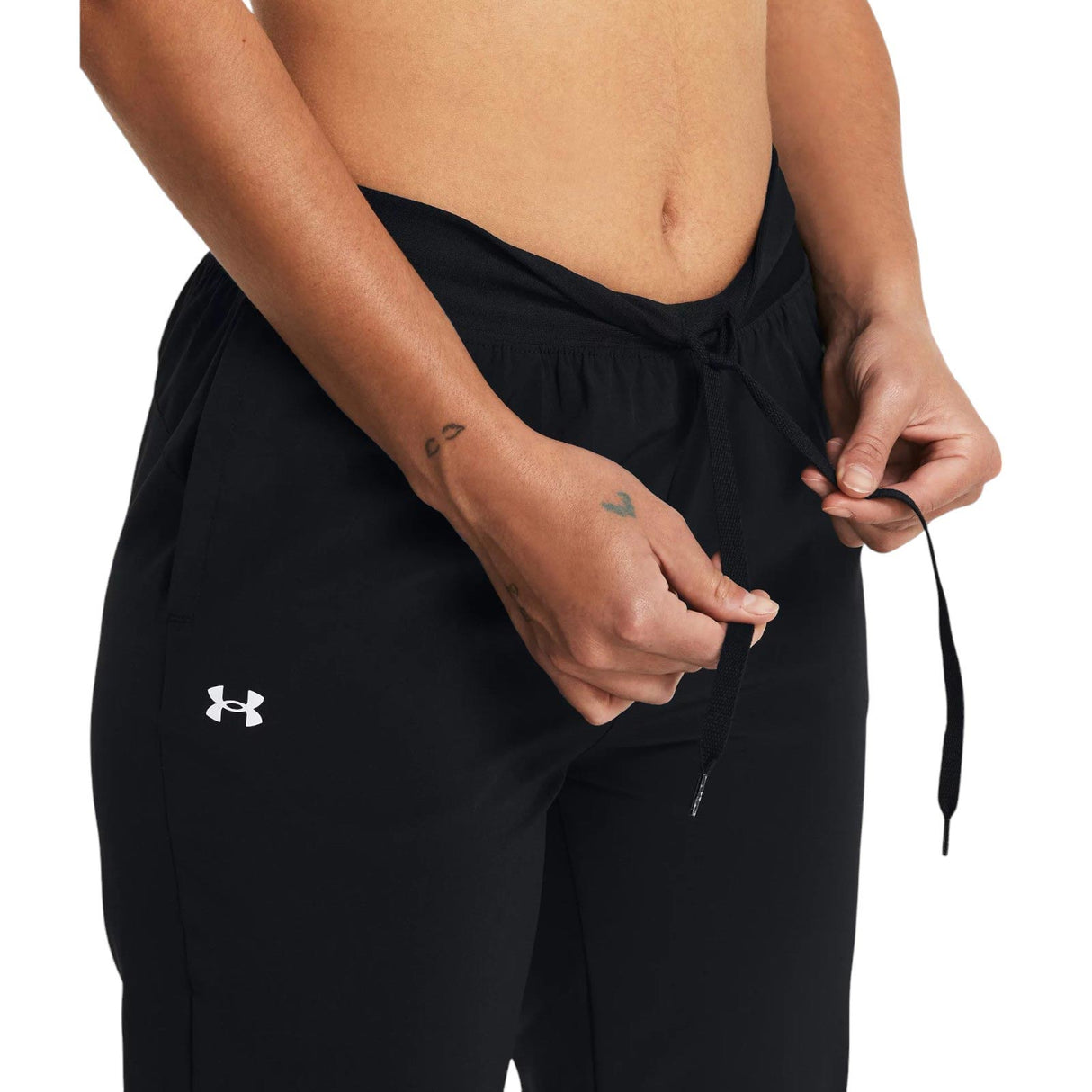 UA Womens ArmourSport HR Woven Pant Blk