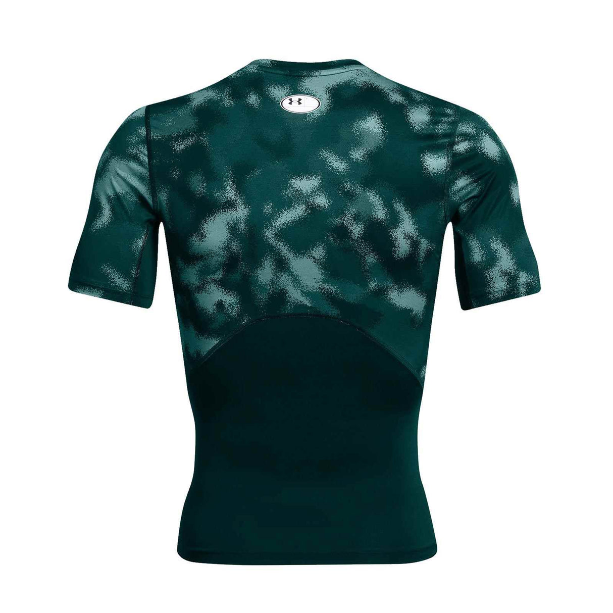 UA Mens HG Armour Printed SS Green