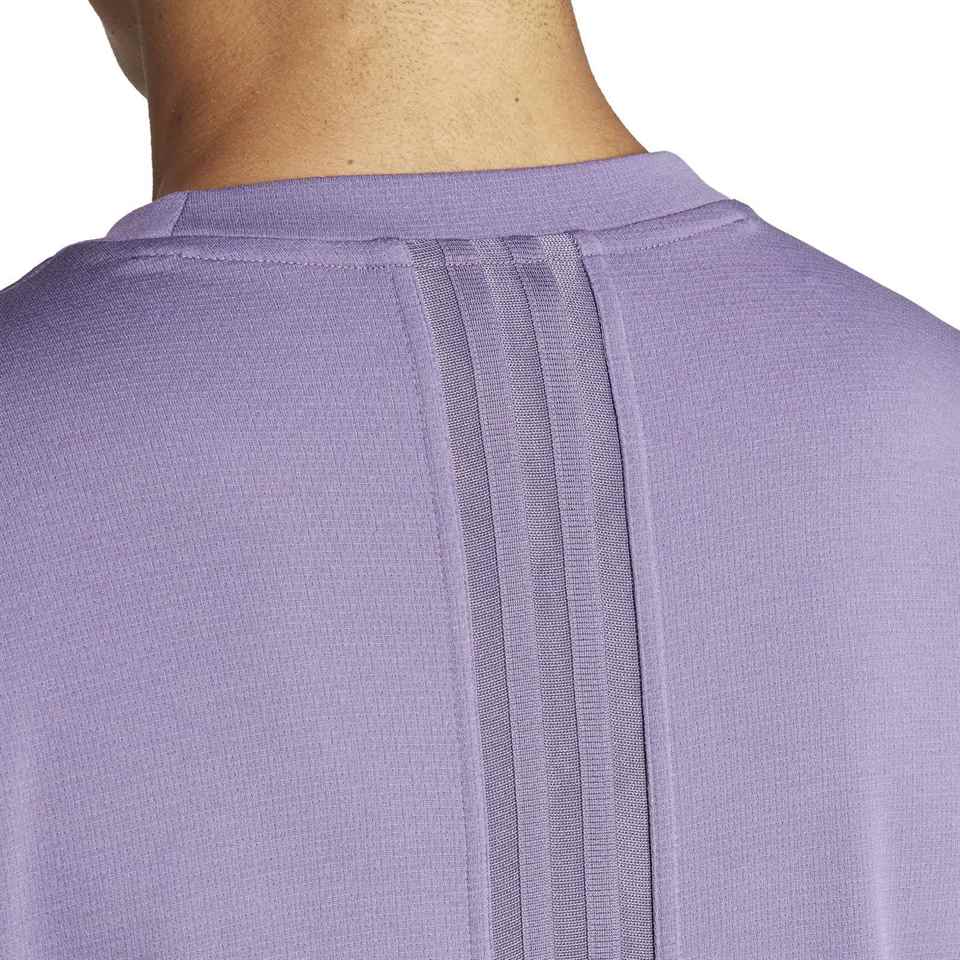 adidas Mens Hi-It 3S MES Tee Purple