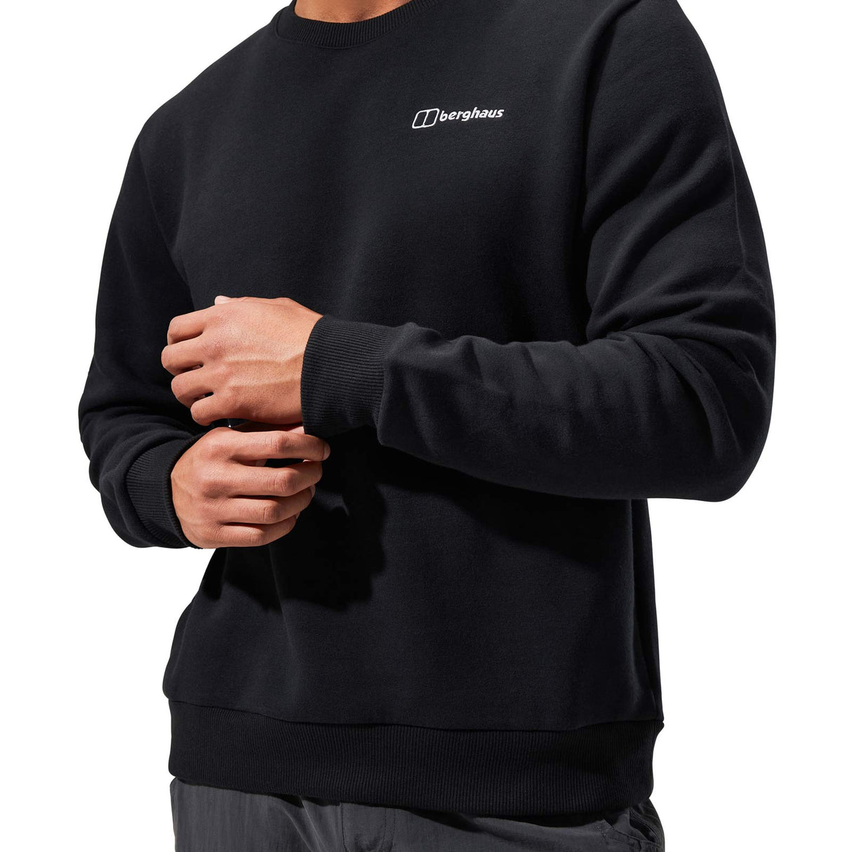 Berghaus Logo Mens Crew Black