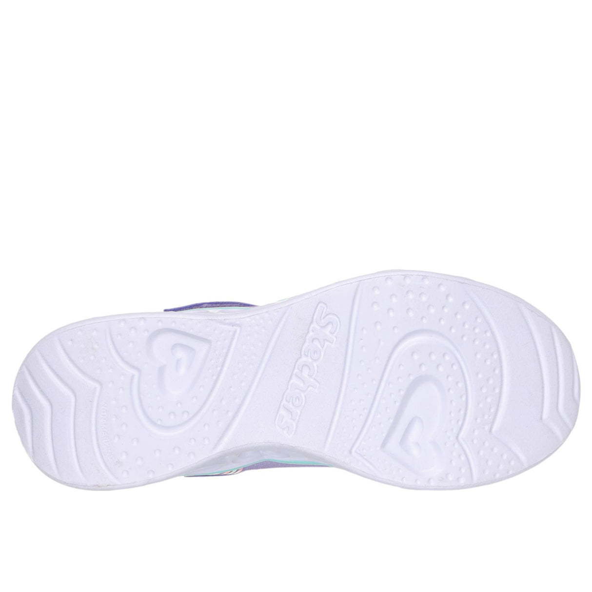 Skechers Heart Lights Retro Girls Purple