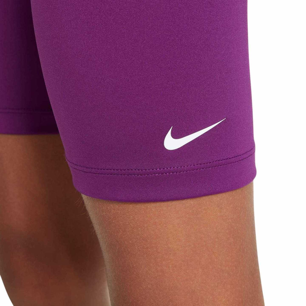 Nike Girls DF One Bike Shorts Purple