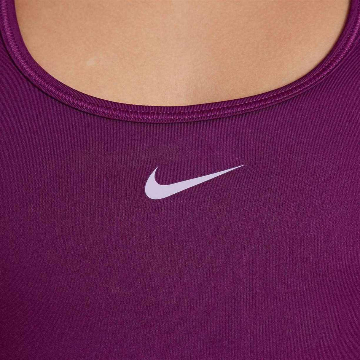 Nike Girls DF Pro Swoosh Bra Purple