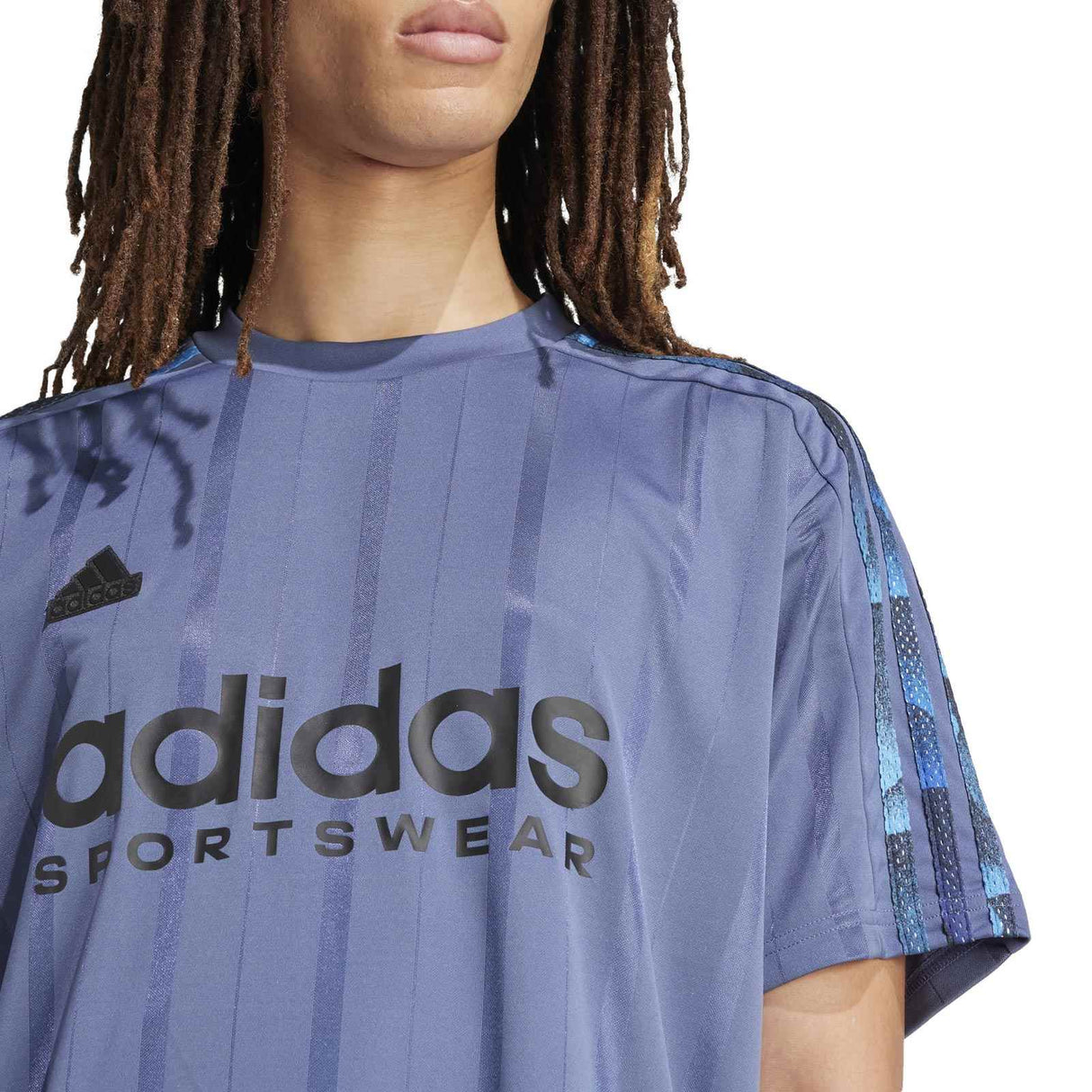 adidas Tiro Mens Tee Blue