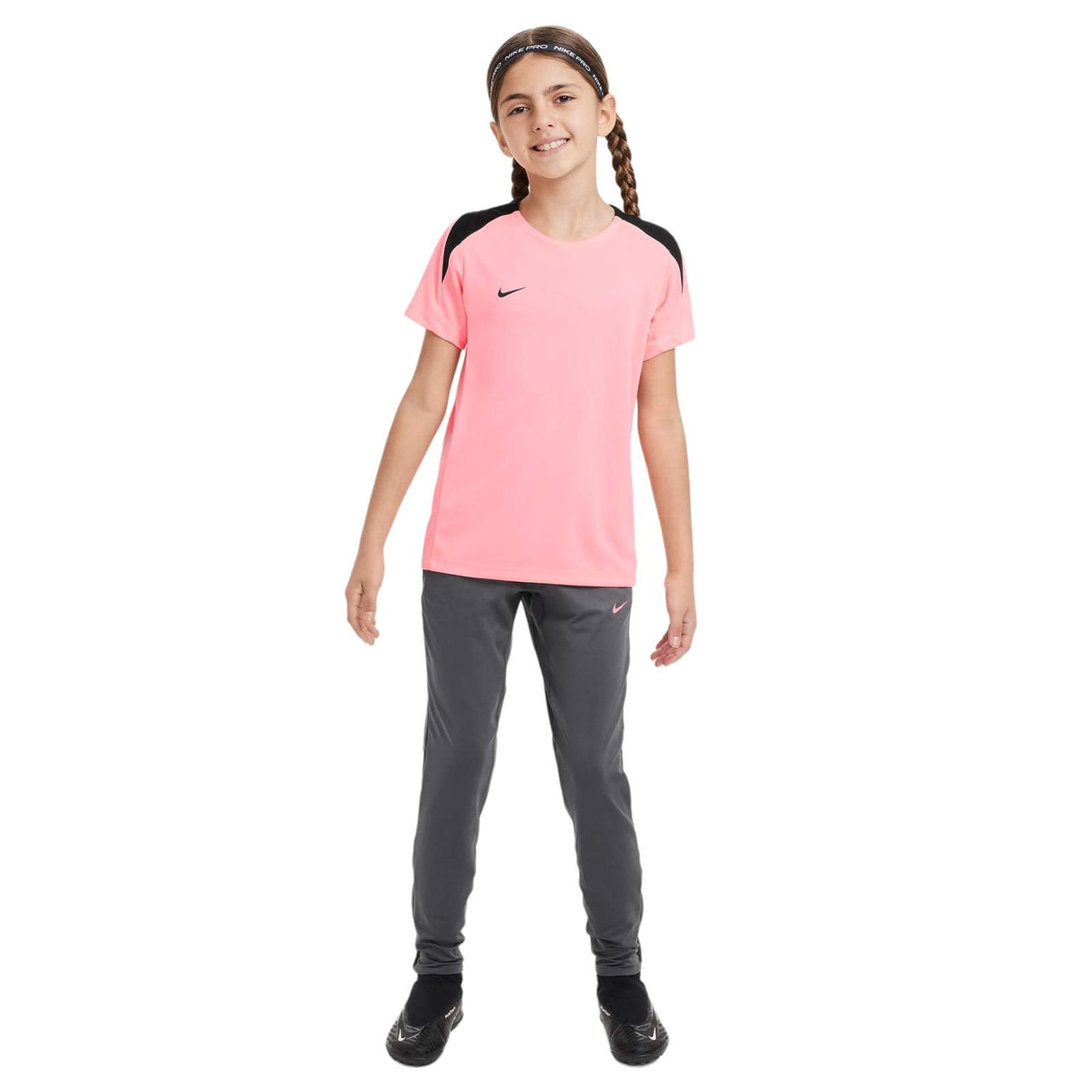 Nike Boys DF STRK 24 SS Top Pink