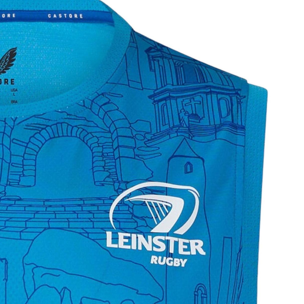 Castore Leinster 24 Matchday Vest Blue