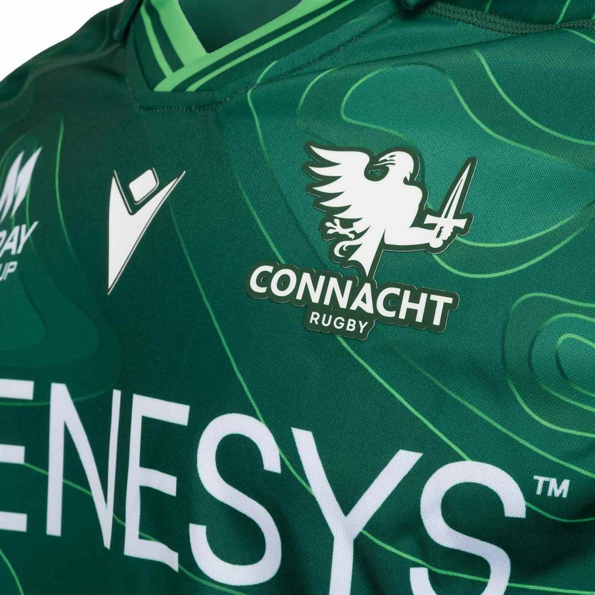 Macron Connacht 24/25 Home Jersey Green