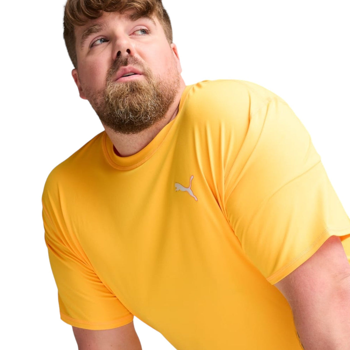 Puma Run Cloudspun SS Mens Tee Yellow