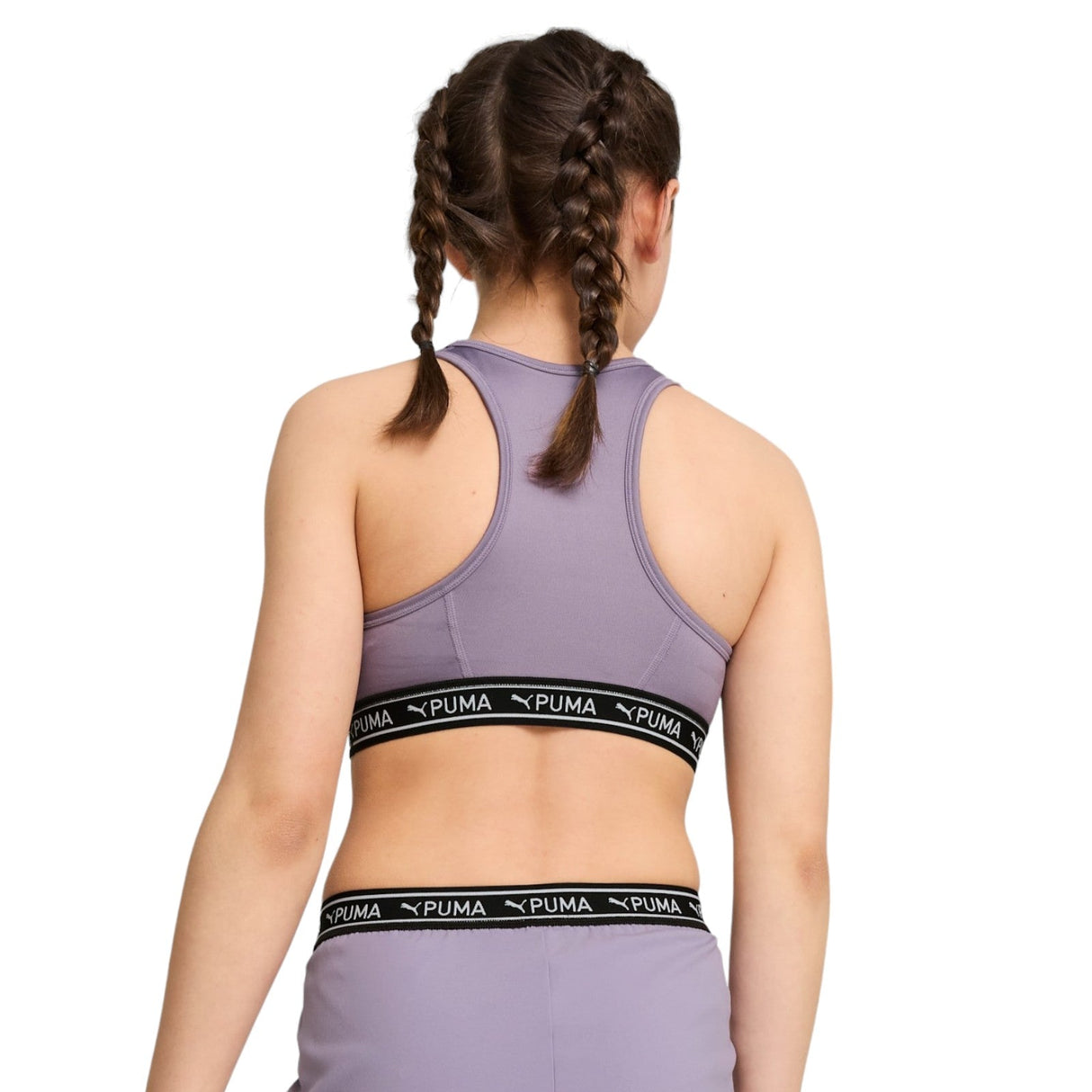 Puma Strong Girls Bra Purple