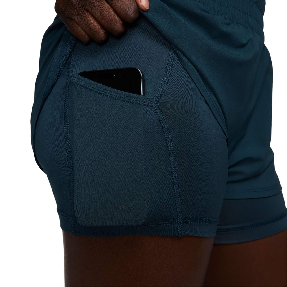 Nike One 2n1 7in Womens Short Navy