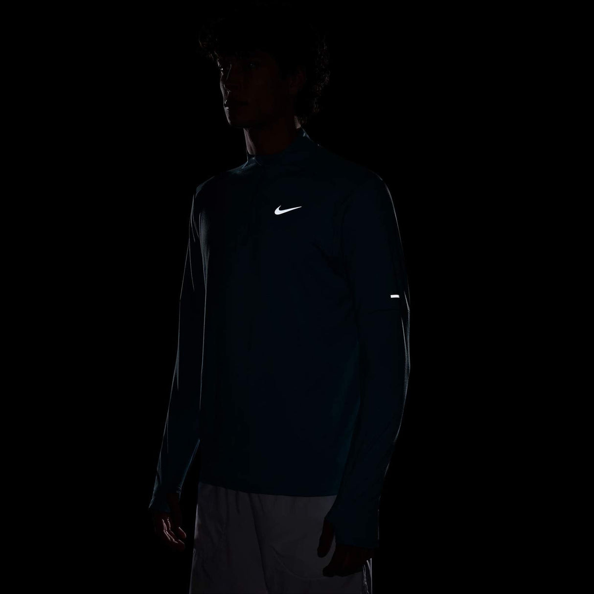 Nike Mens Element 1/2 Zip Blue