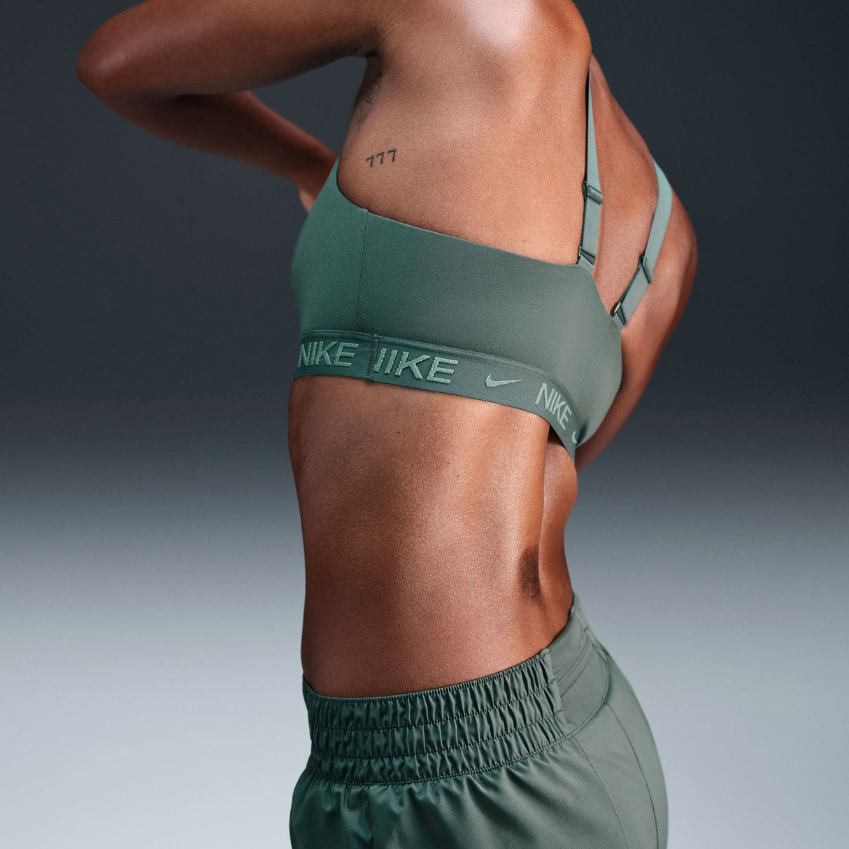 Nike DF Indy Med Womens Bra Green