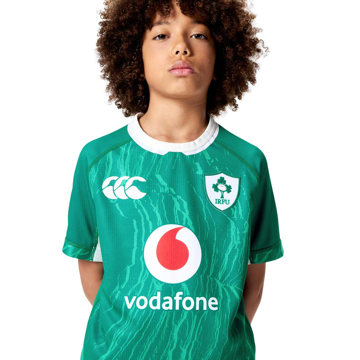 Canterbury IRFU 24 Kid Home Pro Jrsy Grn