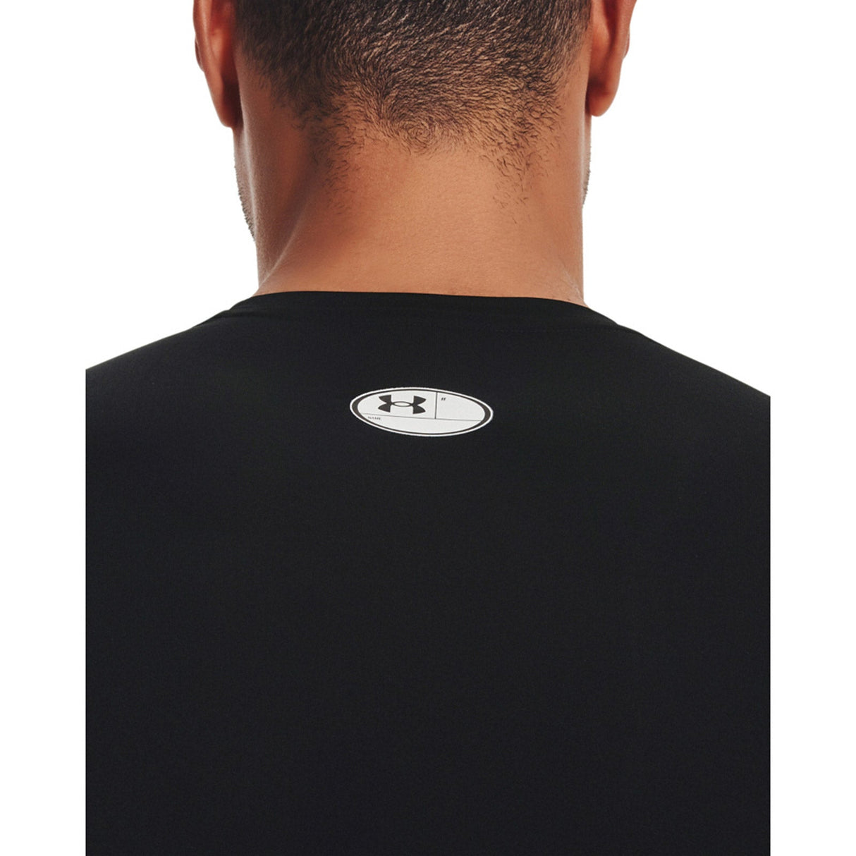 UA Mens HG Armour Comp LS Tee Black