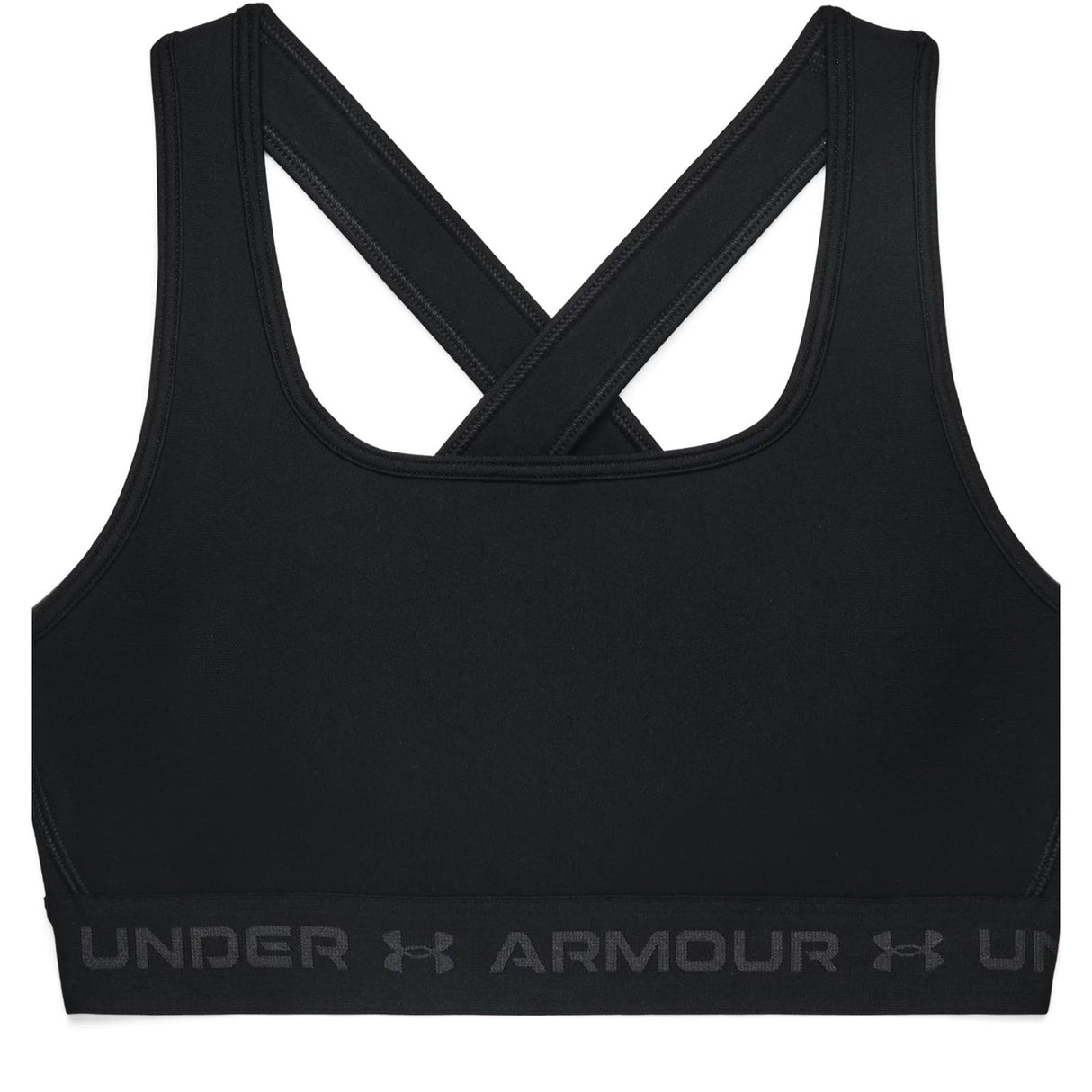 UA CROSS BACK Mid Bra Black