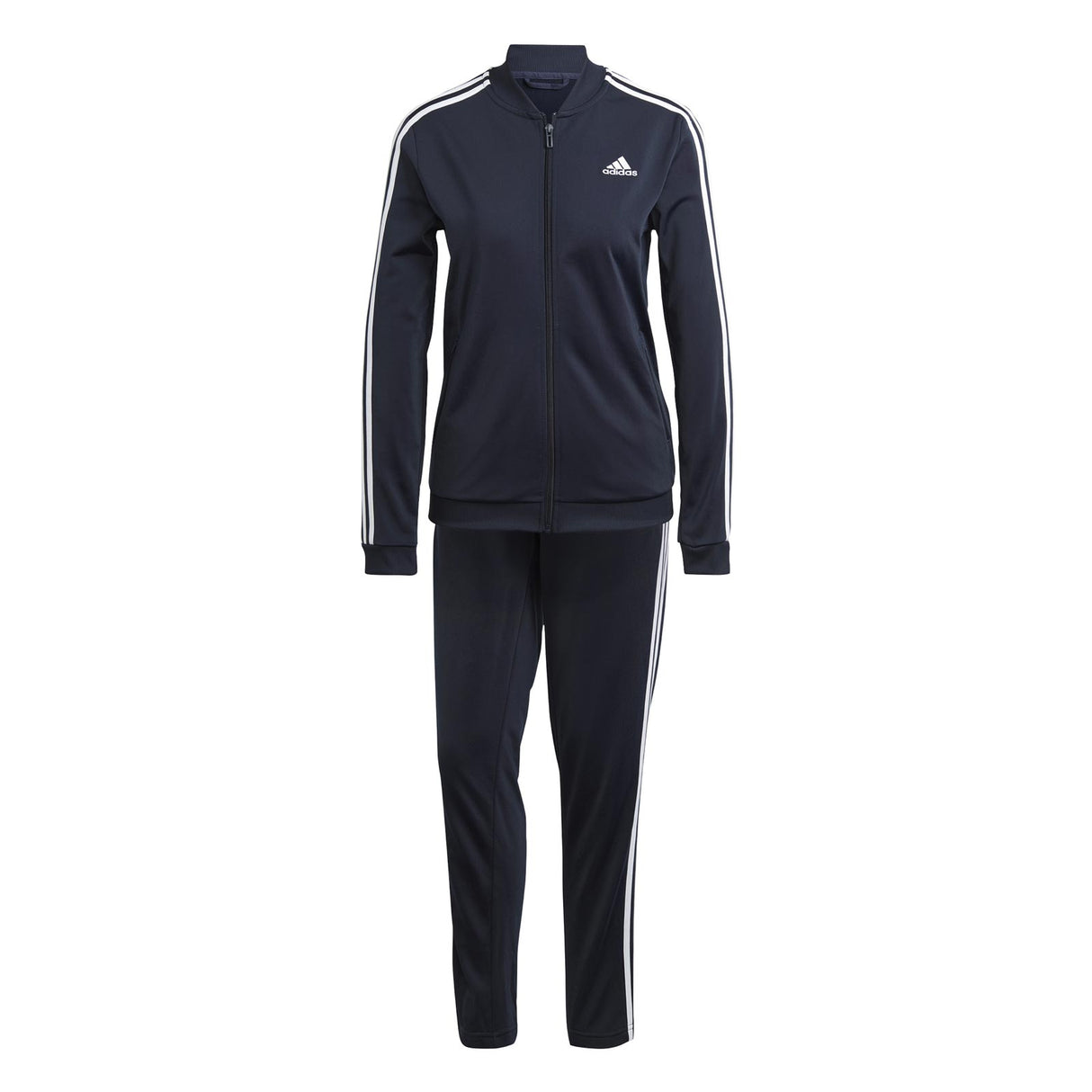 adidas Womens 3s Tracksuit TS Navy