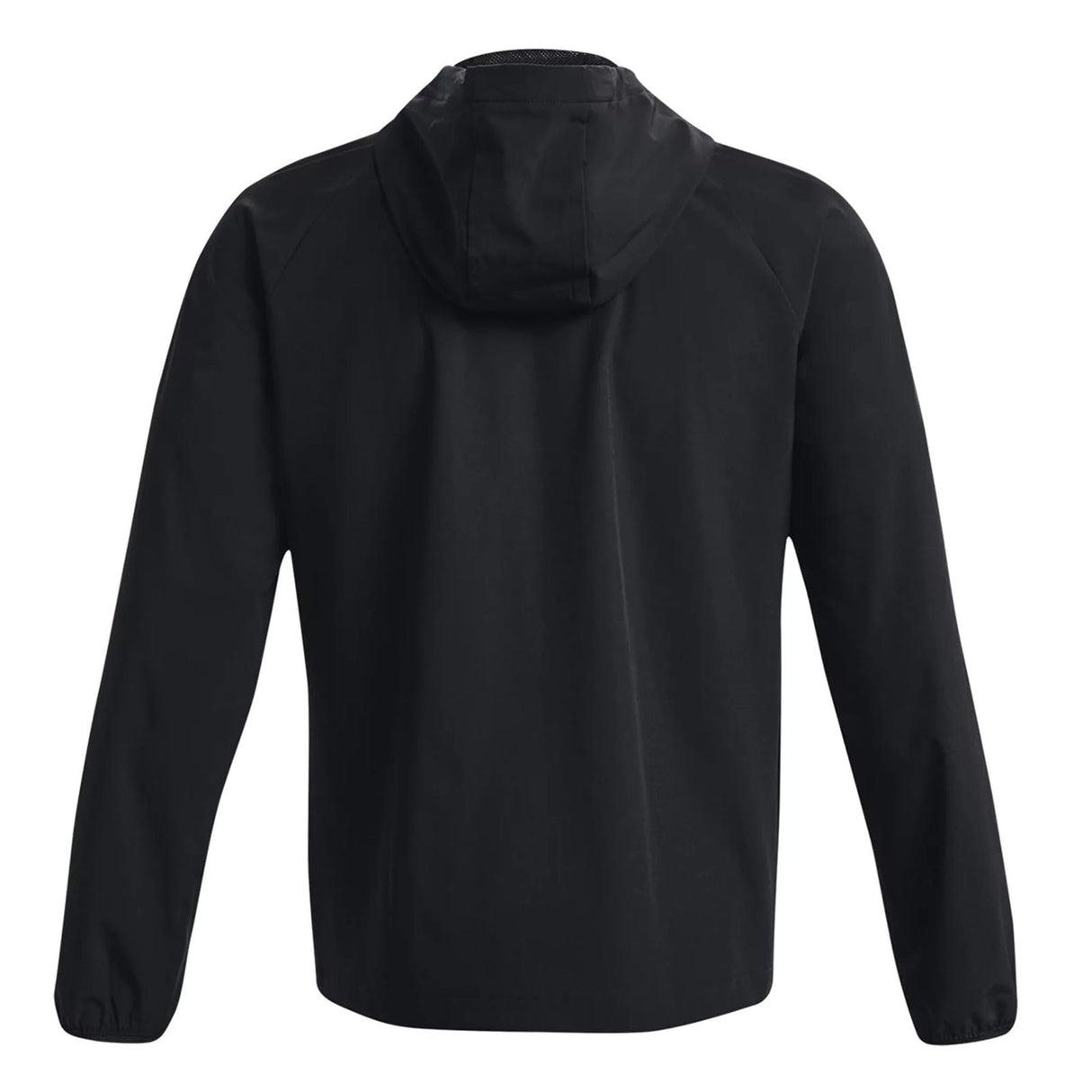 UA Mens Stretch Woven Windbreaker Black