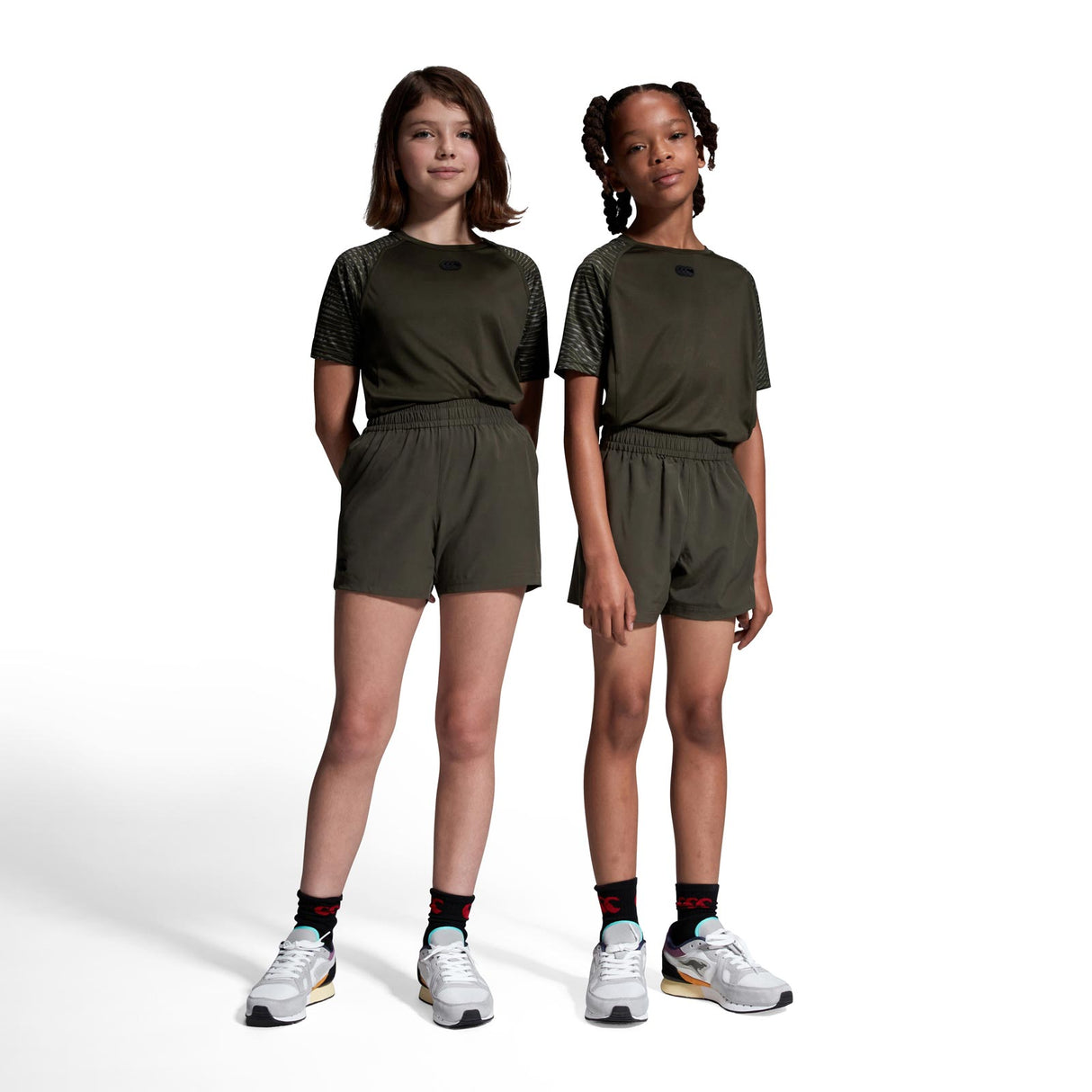 CCC Kids Woven Short Green