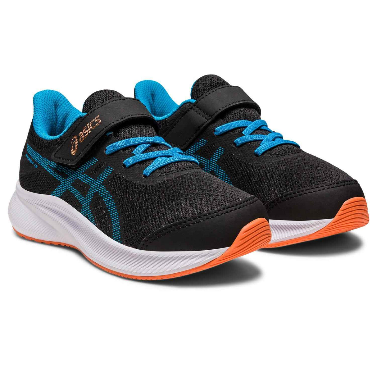Asics Patriot 13 Jnr Boys Black/Blue