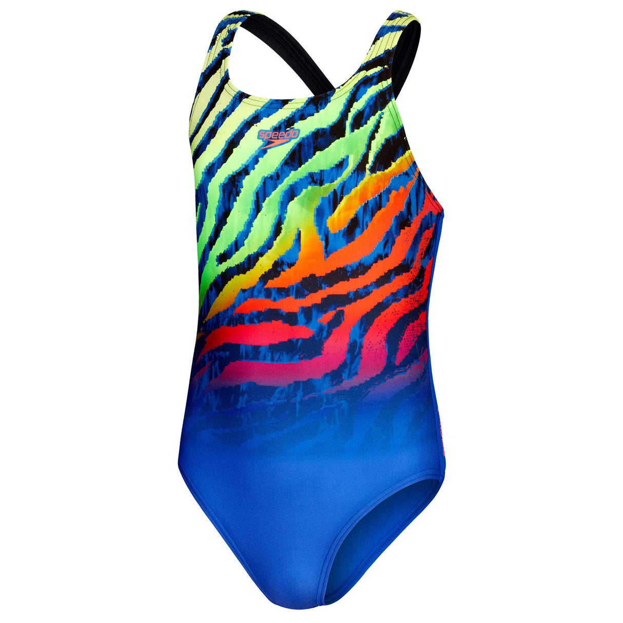 SPEEDO DIGI PLMT MDLT 1PC JF BLUE/GRN