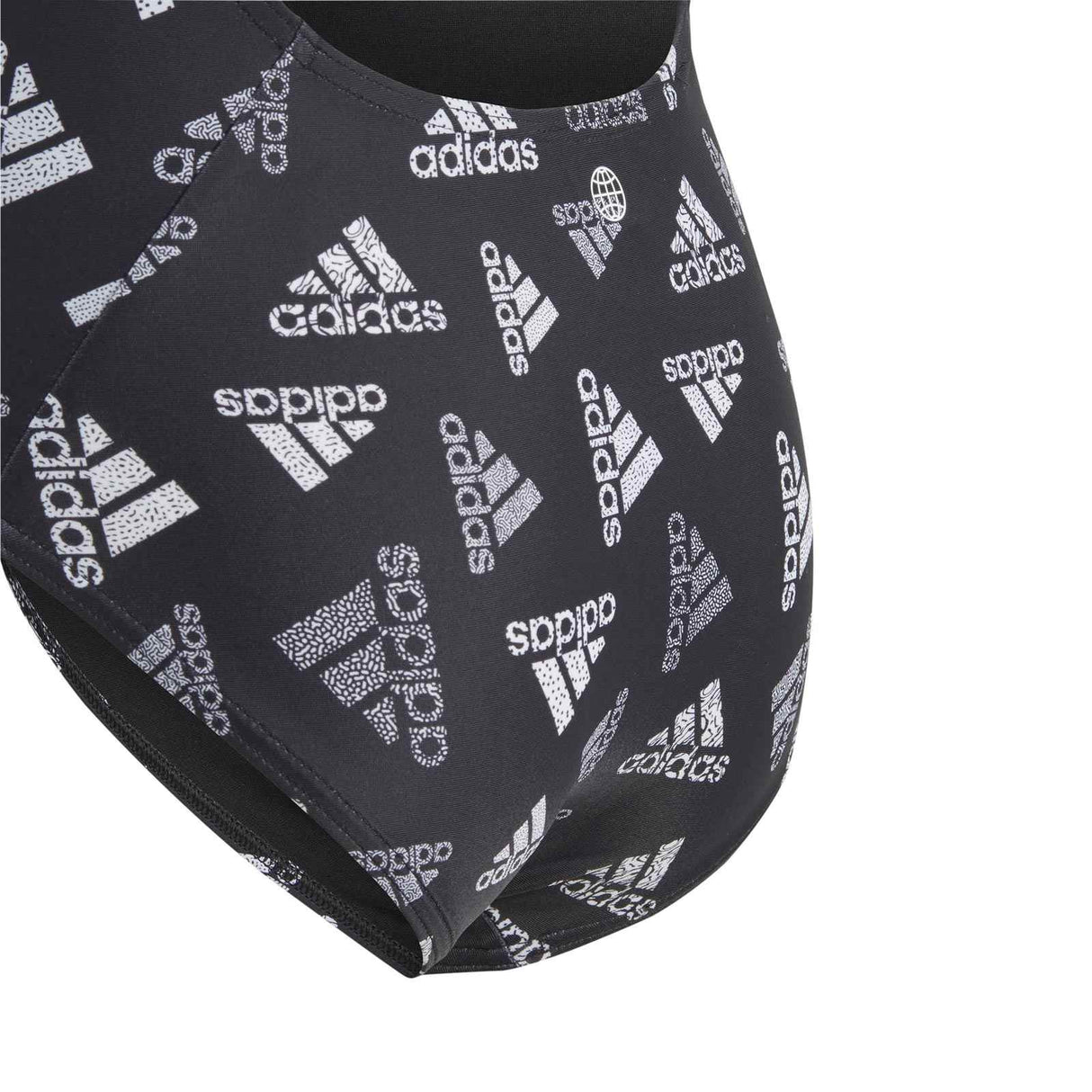 adidas Logo Swimsuit Black