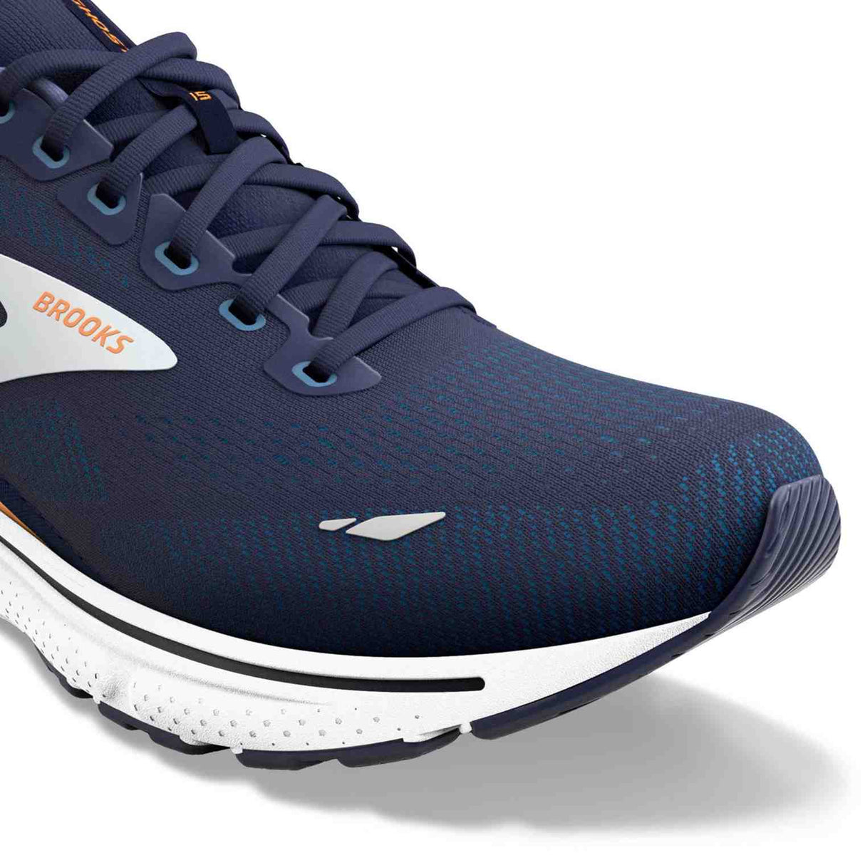 Brooks Ghost 15 Mens Navy/Orange