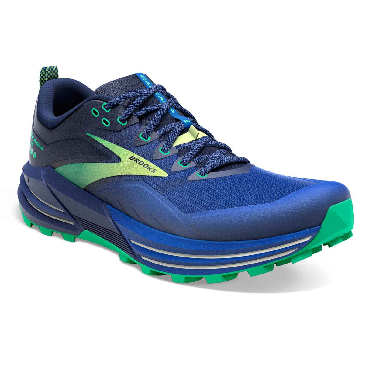 Brooks Cascadia 16 Mens Blue/Green