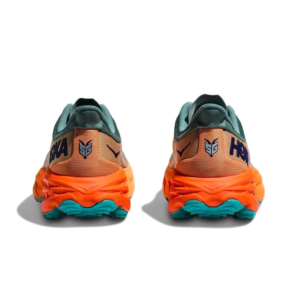 Hoka Speedgoat 5 Mens Green/Orange