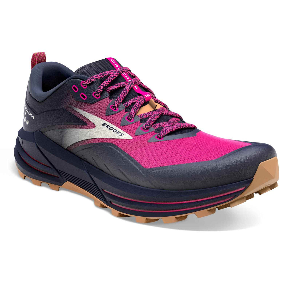 Brooks Cascadia 16 Womens Pink/Navy