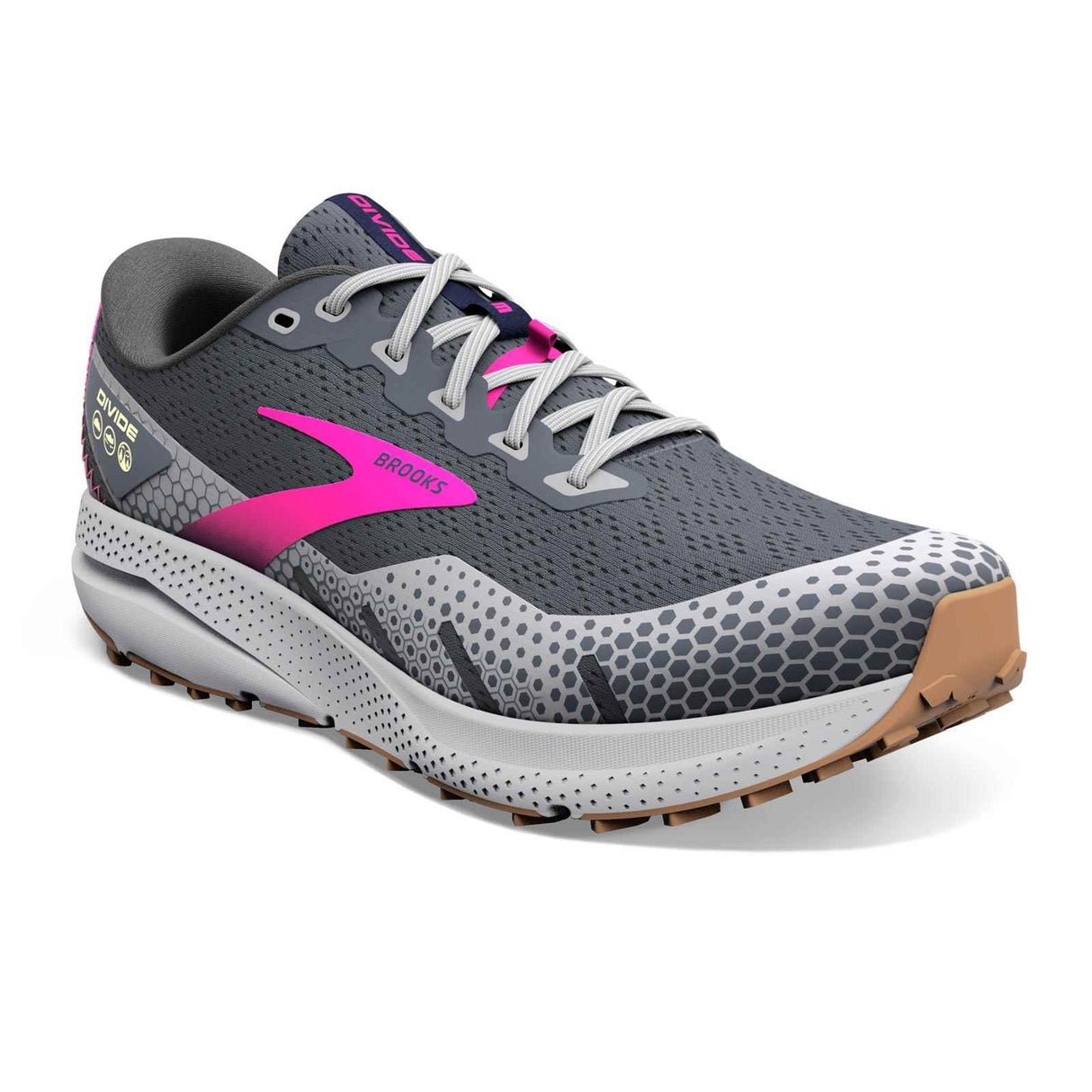 Brooks Divide 3 Womens Grey/Pink
