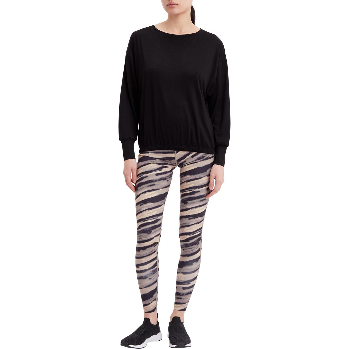 Energetics Wmns Olwyn Yoga Crew Black