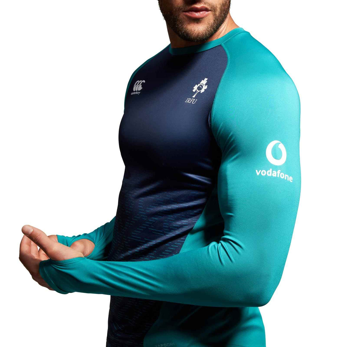 Canterbury L/S IRFU23 Training Tee Green