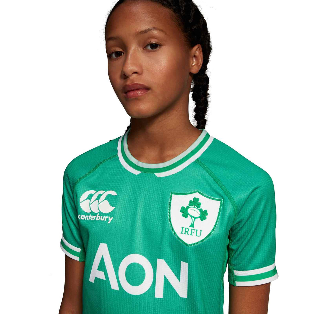 CCC IRFU 23 Jnr Girls Home Pro Jersey Gn