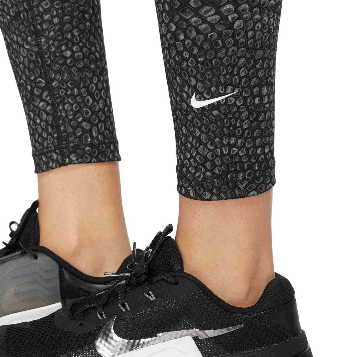 Nike Wmns One DF HR 7/8 Tight AOP Black