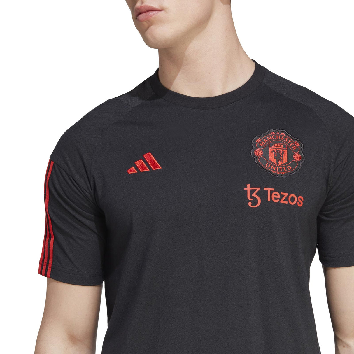 adidas Man Utd 23 Training Tee Black