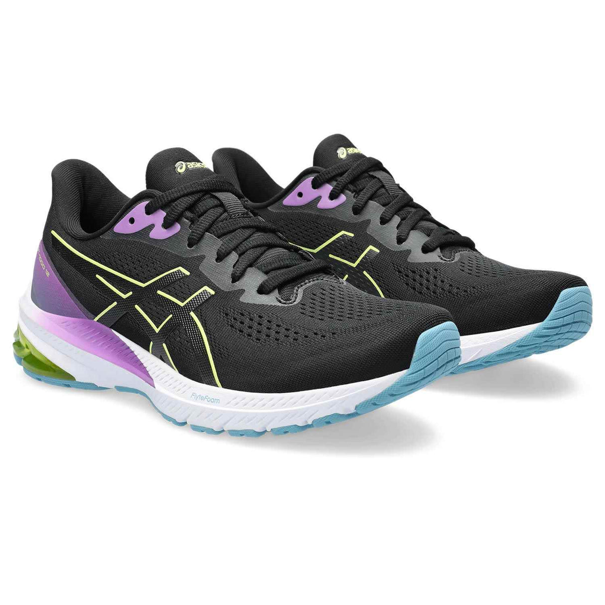 Asics GT 1000 12 Womens Black/Purple