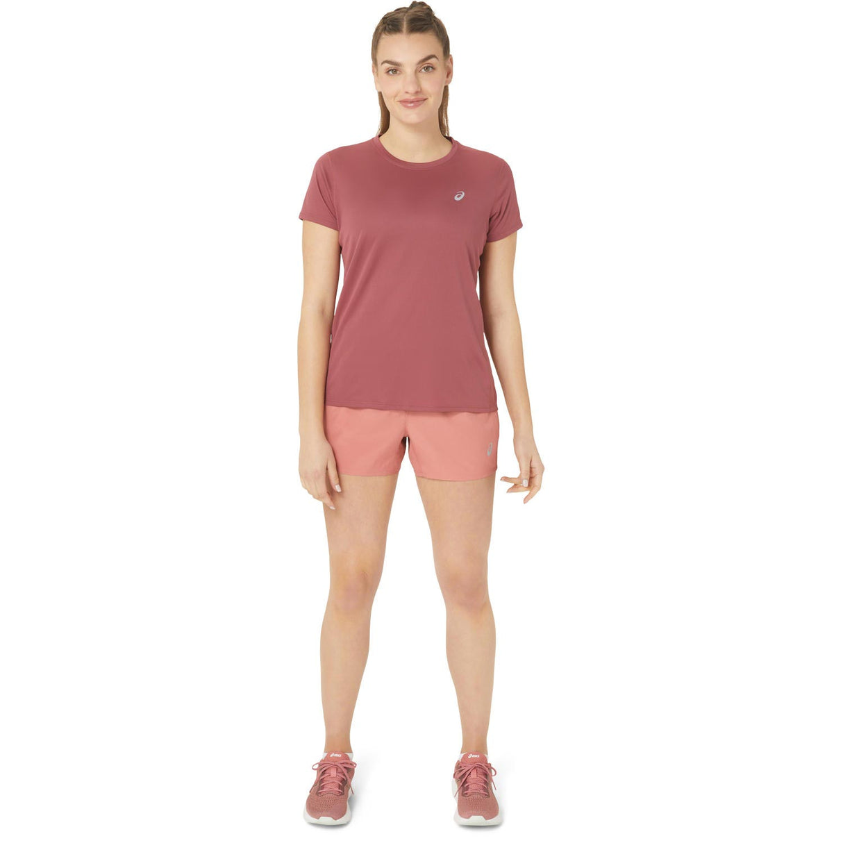 Asics Womens Core SS Top Red