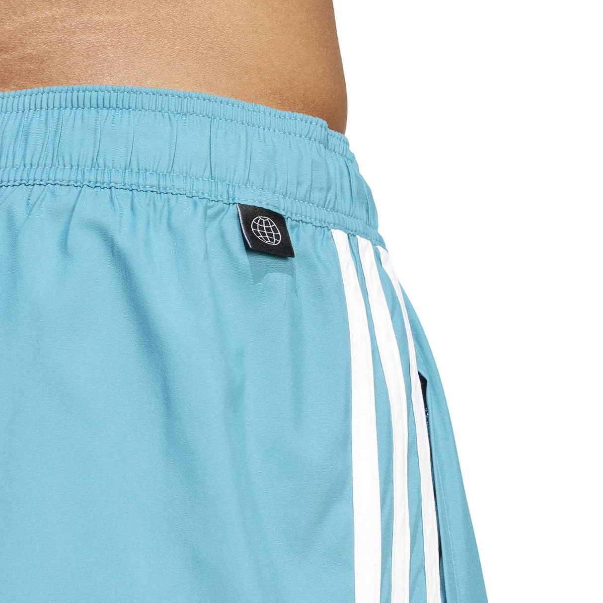 adidas Mens 3S CLX VSL Swim Shorts Green