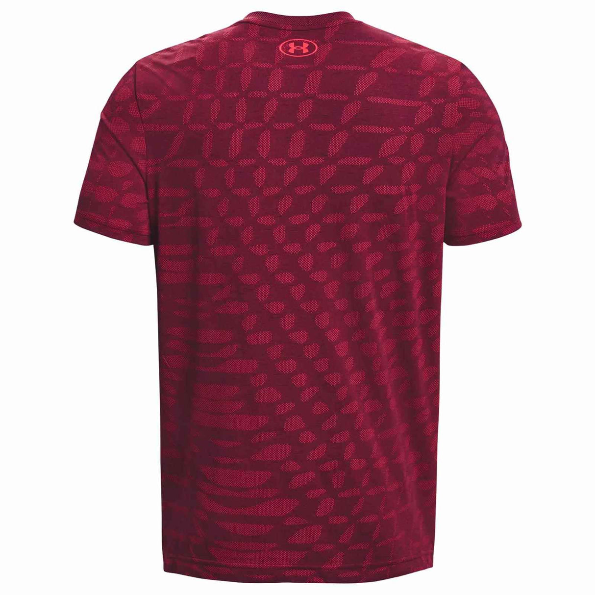 UA Mens Seamless Novelty SS Maroon